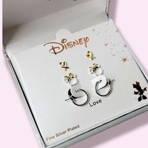 Disney Trio Minnie Mouse Earrings Set